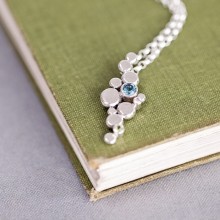 Handcrafted Scottish jewellery - Pebble seafoam pendant