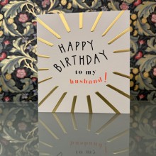 Birthday card Husband - Happy Birthday to my husband!