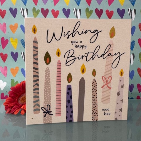 Birthday card - Wishing you a happy birthday Birthday card - Wishing you a happy birthday