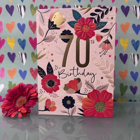 Birthday card 70 - 70th birthday Birthday card 70 - 70th birthday