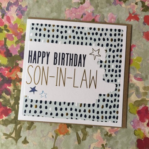 Birthday card Son-in-law - Happy birthday Son-in-Law Birthday card Son-in-law - Happy birthday Son-in-Law