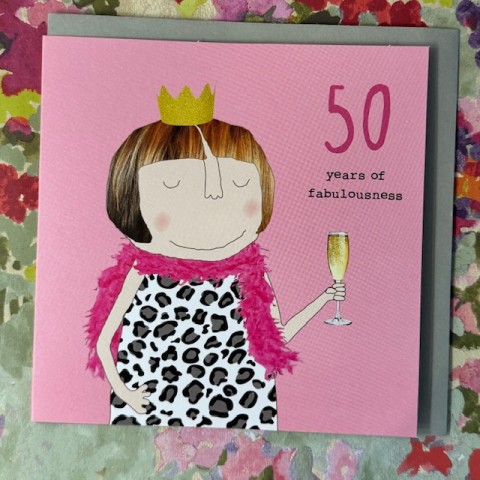 Birthday card 50 - 50 years of fabulousness Birthday card 50 - 50 years of fabulousness