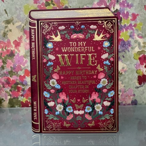 Birthday card wife - To my wonderful wife.. Birthday card wife - To my wonderful wife..