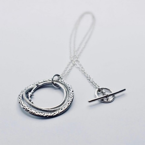 Handcrafted Scottish jewellery - Tidelines pendant Handcrafted Scottish jewellery - Tidelines pendant