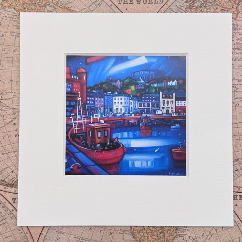 'Oban' mounted print - Made in Scotland 'Oban' mounted print - Made in Scotland