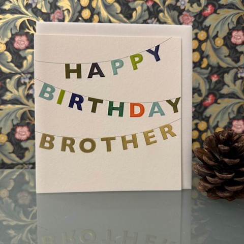 Birthday card Brother - Happy birthday brother