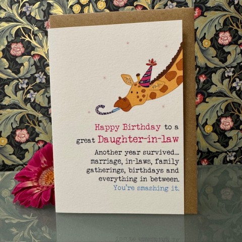 Birthday card Daughter-in-law - Happy birthday to a great Daughter-in-law.. Birthday card Daughter-in-law - Happy birthday to a great Daughter-in-law..