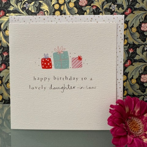 Birthday card Daughter-in-law - Happy birthday to a lovely daughter-in-law Birthday card Daughter-in-law - Happy birthday to a lovely daughter-in-law