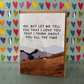 Blank card - Let me tell you.. (Caledonia) 